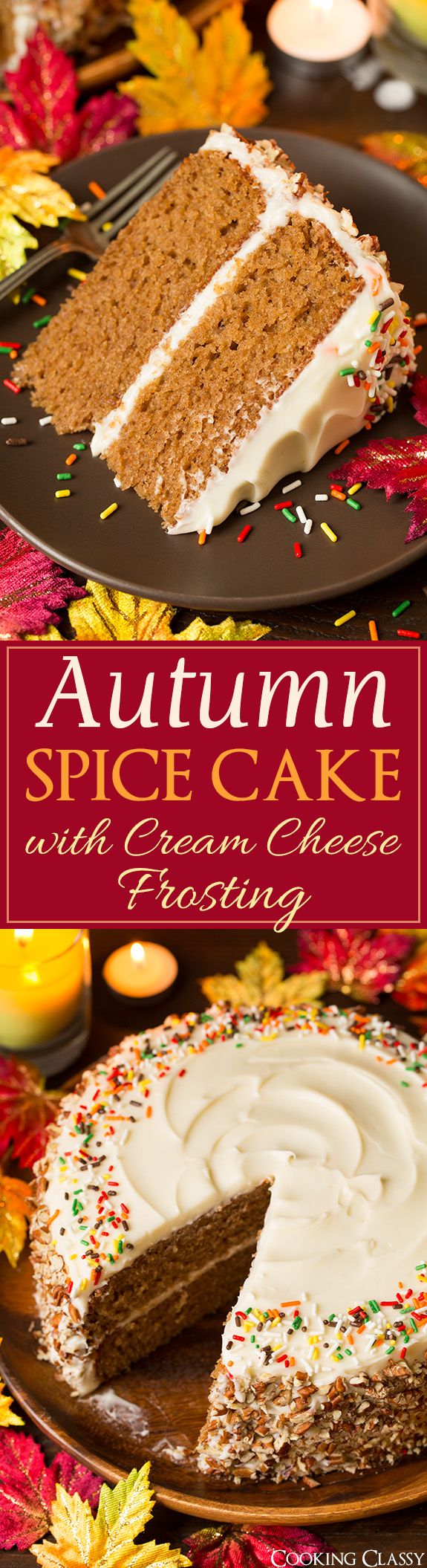 Autumn Spice Cake: Stupidly Soft & Tangy Cream Cheese Perfection