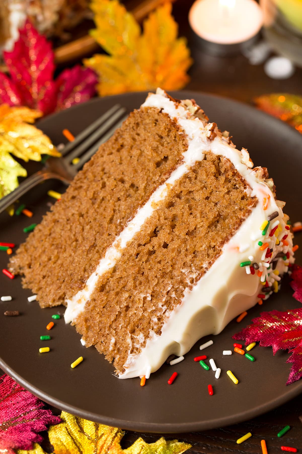 Easy Autumn Spice Cake: 5-Ingredient Cream Cheese Frosting